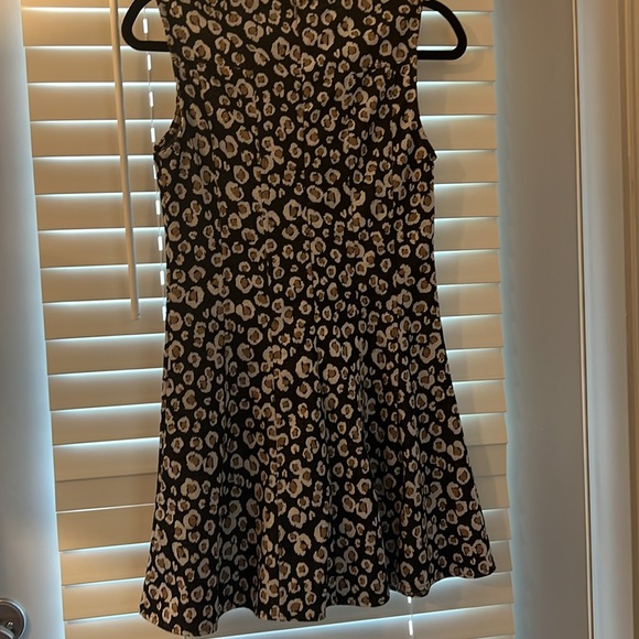 Anthropologie Current Air Leopard Metallic Mini Dress - Picture 5 of 5